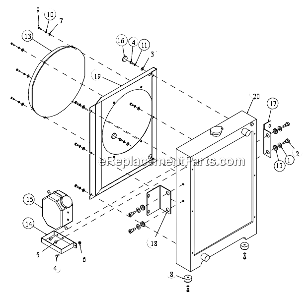 Page O Diagram and Parts List for MK-4030KB  MK Diamond Concrete Saw
